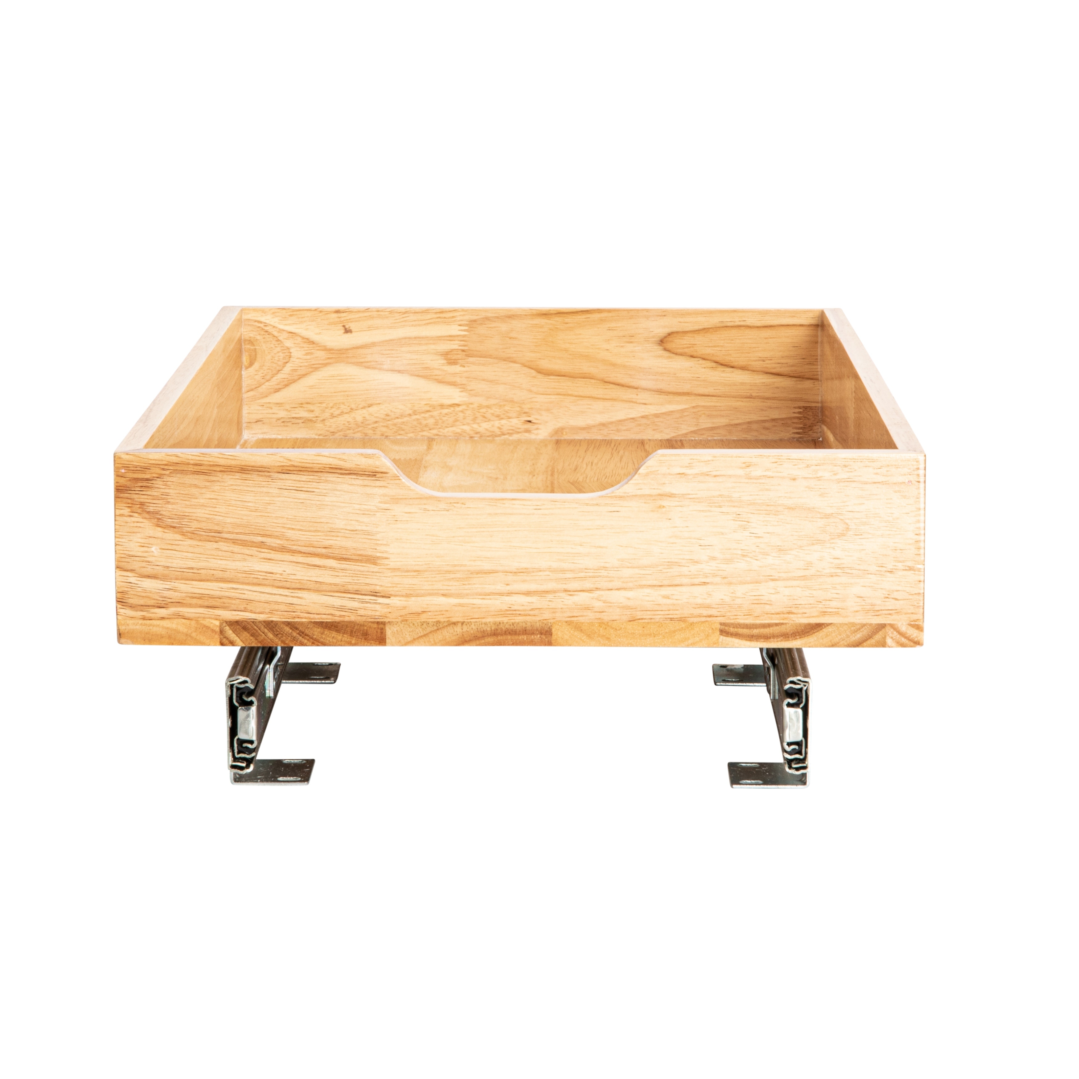 Household Essentials Glidez 11.5 Wood 2-Tier Sliding Cabinet Organizer
