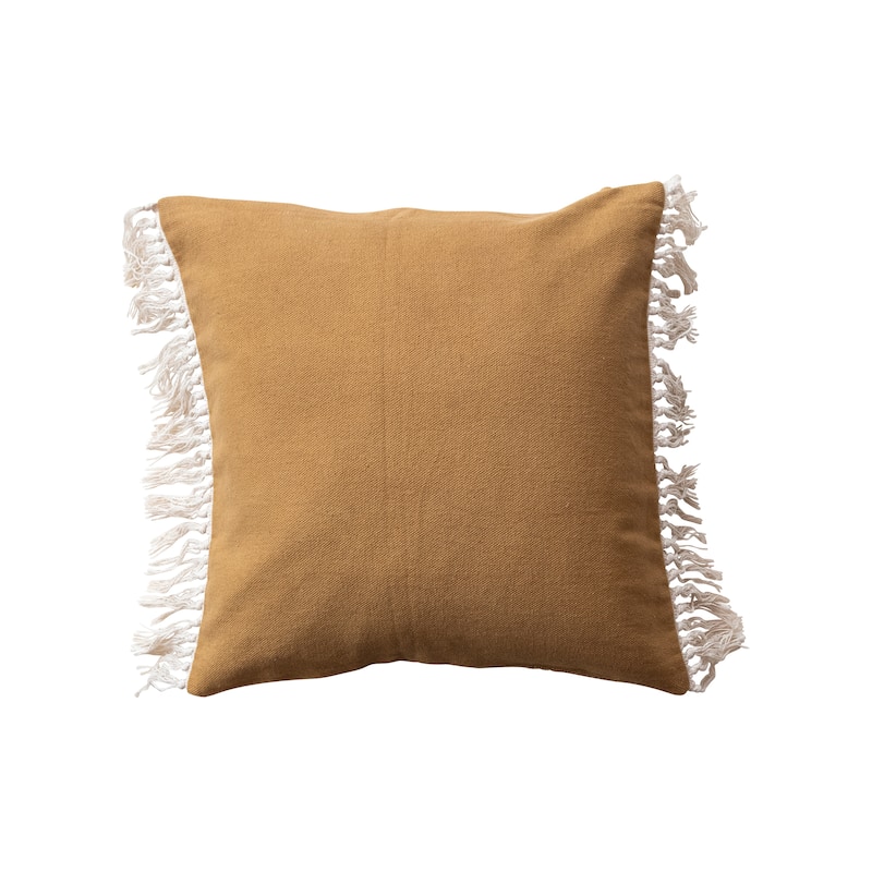 Soft Cotton Pillow with Fringe