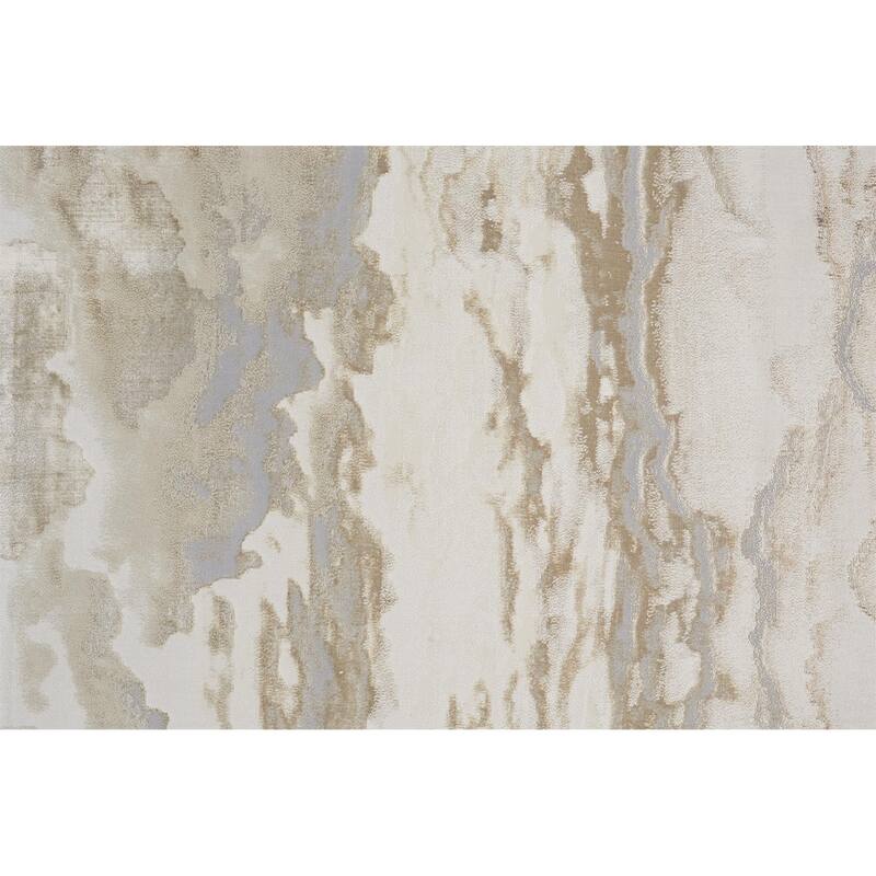 Zirun Abstract Modern Non Skid Woven Area Rug By HomeRoots