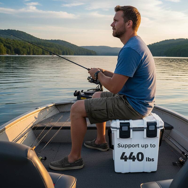 Costway 21 QT Ultra-Light Injection Molded Cooler with Swing-up Handle - See Details