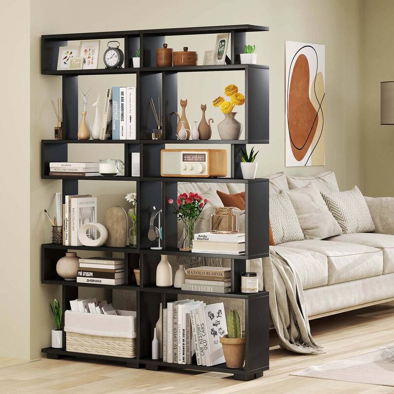 Costway 1 PCS Bookcase 6-Tier Bookshelf with Anti-Tipping Kit - See Details