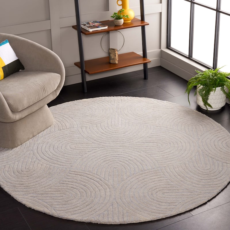 SAFAVIEH Handmade Chatham Hildelies Modern Wool Rug