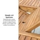 preview thumbnail 3 of 45, Walker Edison Surfside Acacia Wood Outdoor Extension Dining Table