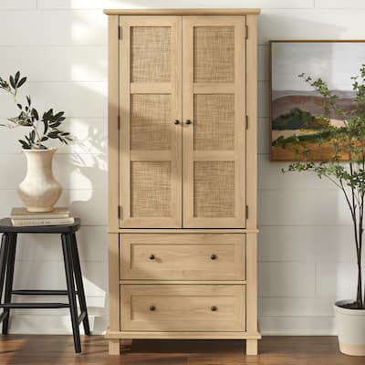 Lifestorey Lamberton Cane Kitchen Cabinet