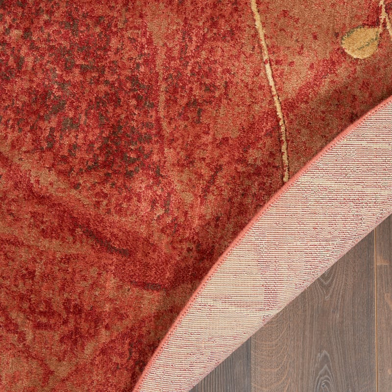 Nourison Susan Contemporary Floral Indoor only Area Rug.