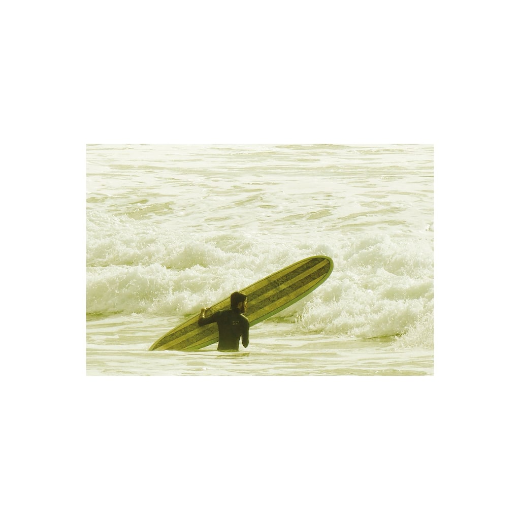 Longboard (30 x 20) Canvas Art Print