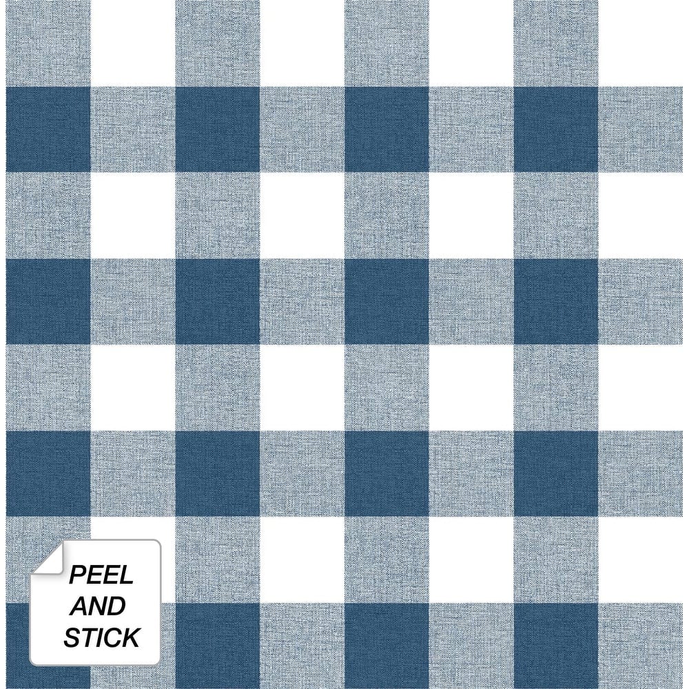 NextWall Picnic Plaid Peel and Stick Removable Wallpaper