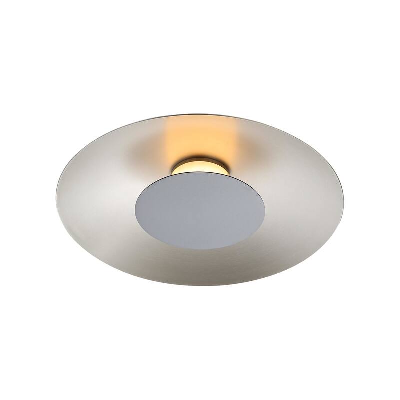 Golden Lighting 6400-FM12 SAN Luma 12" Wide Semi-flush Ceiling Fixture