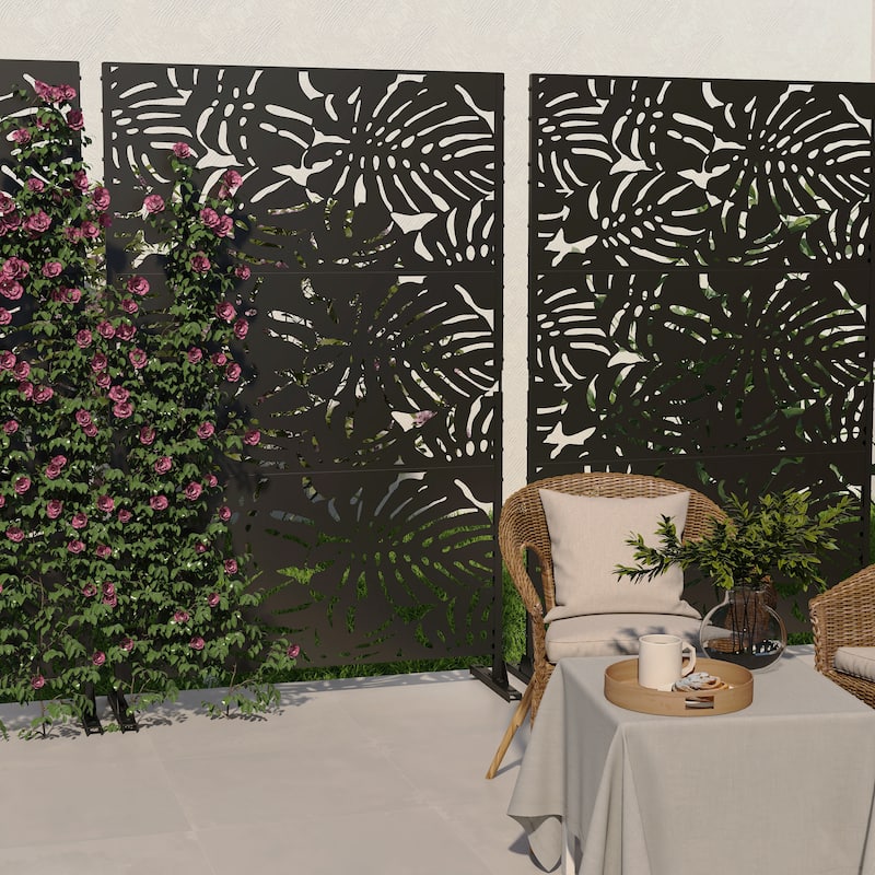 Free Standing Decorative Outdoor Privacy Screen