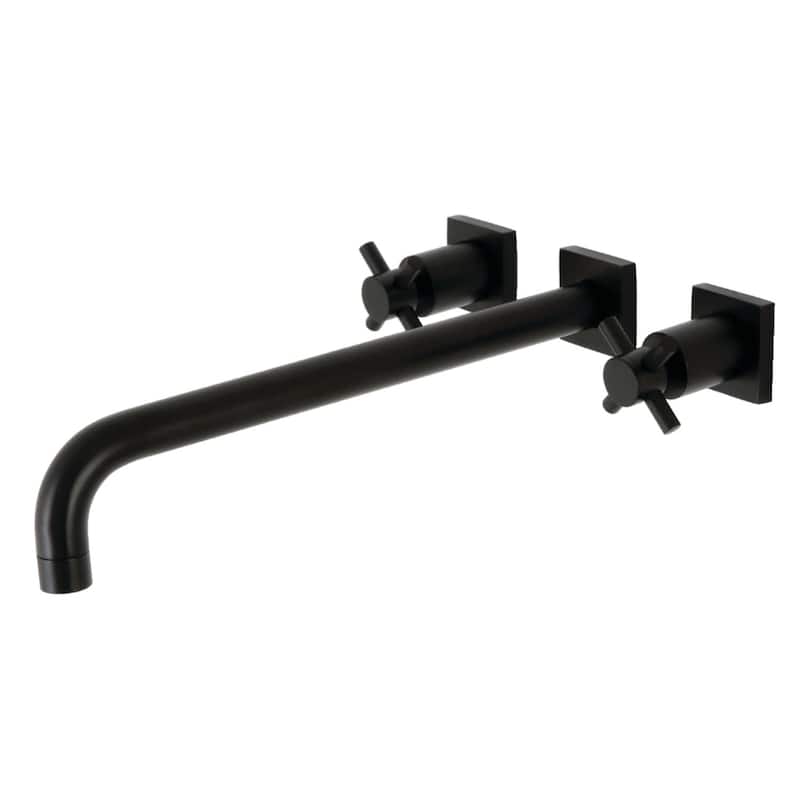 Kingston Brass Concord Wall Mounted Roman Tub Filler - Matte Black