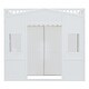 preview thumbnail 40 of 77, Modern Wood House Loft Bed with Ladder and Wardrobe