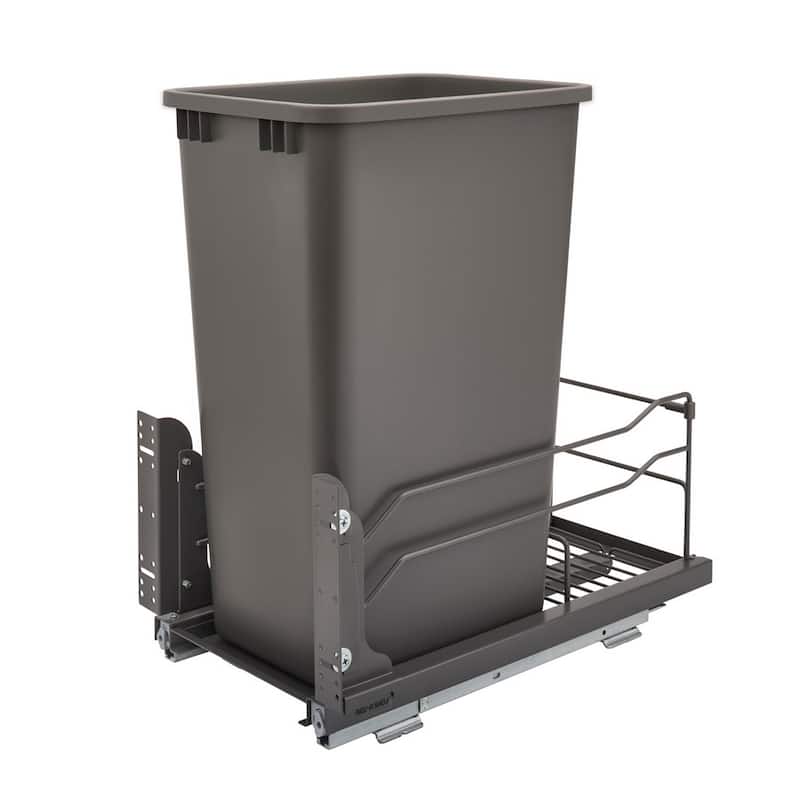 Rev-A-Shelf 35 Qrt Pull-Out Waste Container Soft-Close