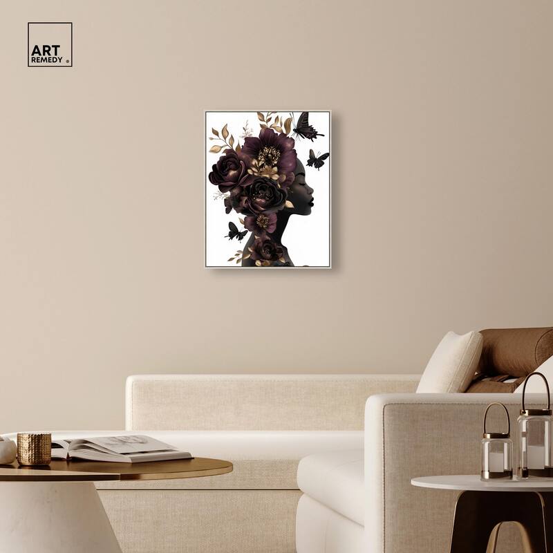 In Her Thoughts II Canvas by Art Remedy