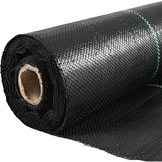 VEVOR Premium Weed Barrier Fabric Heavy Duty Woven Weed Control Fabric High Permeability Good for Flower Bed Polyethylene Cover
