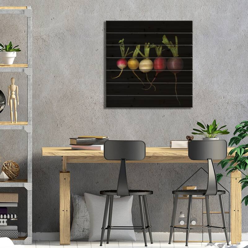Old Variations Print On Wood by Magda Indigo - Multi-Color