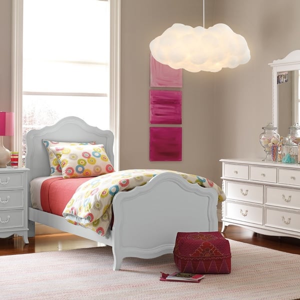 Homer 23" 2-Light Modern Contemporary Silk LED Cloud Pendant, White by JONATHAN Y