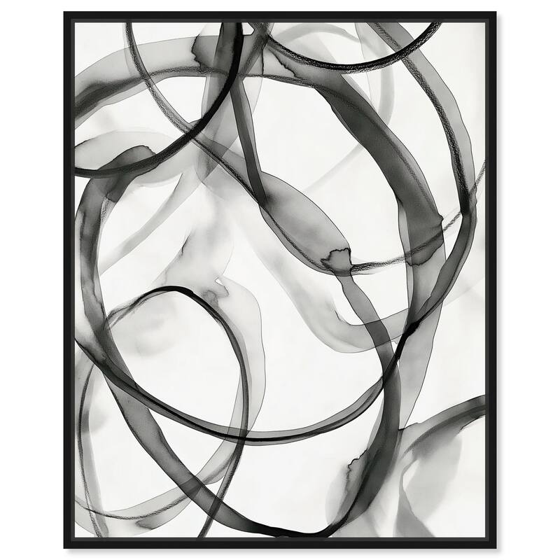 Dynamic Interplay I Canvas by Art Remedy - Black - 20" x 24"