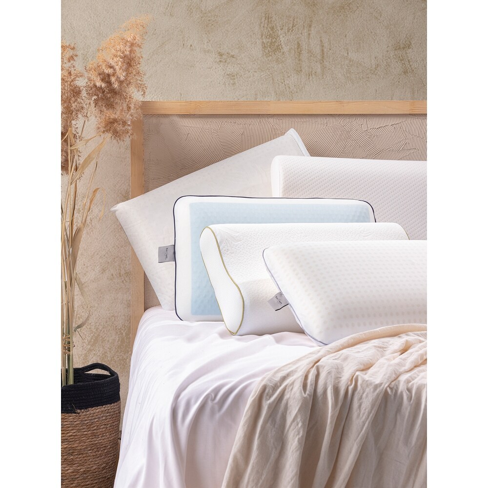 Columbia Cooling Gel Memory Foam Pillow - Removable Washable Cover - Bed  Bath & Beyond - 35169510