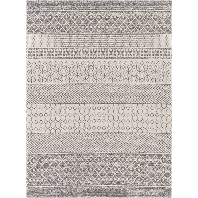 Livabliss Marbrey Moroccan Stripe Cotton Area Rug