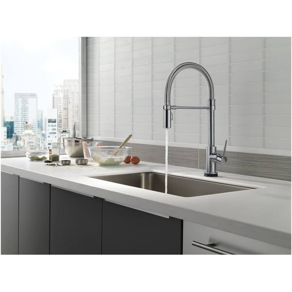 Shop Delta 9659t Dst Trinsic Pro Pre Rinse Pull Down Kitchen