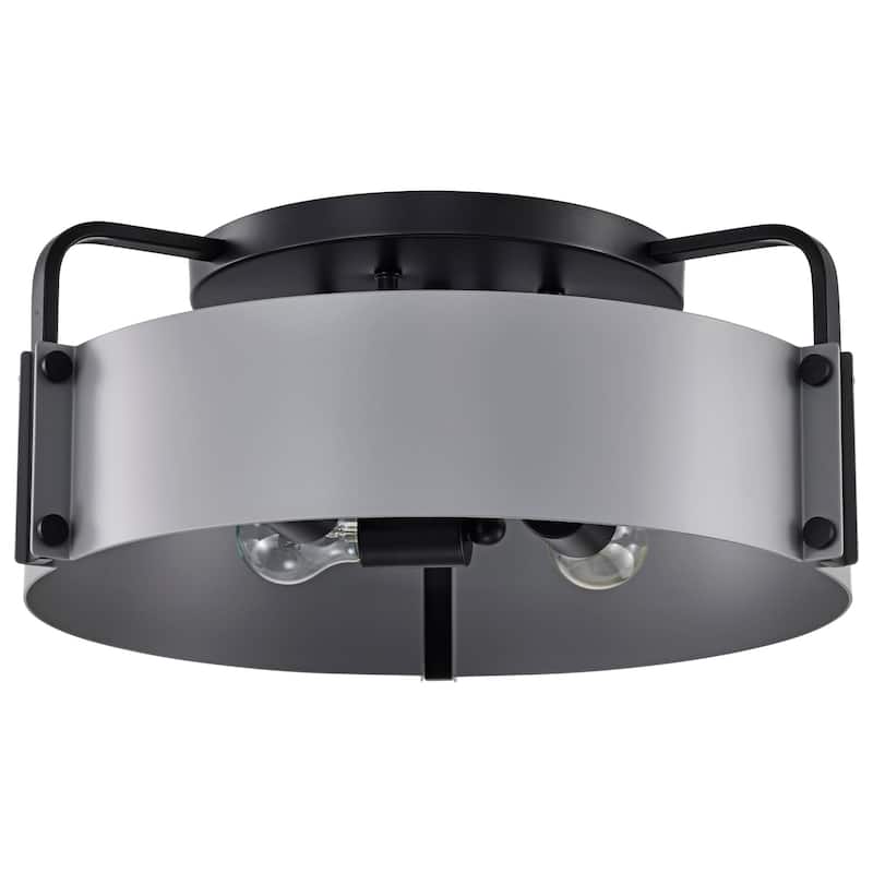 Nuvo Lighting 60/7851 Altos 4 Light 18" Wide Semi-flush Drum Ceiling - Matte Gray