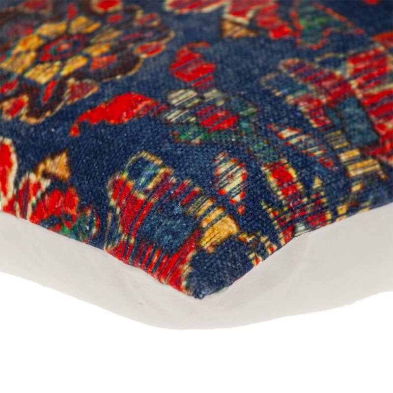Floral Tapestry Square Throw Pillow - 18" - Multicolored