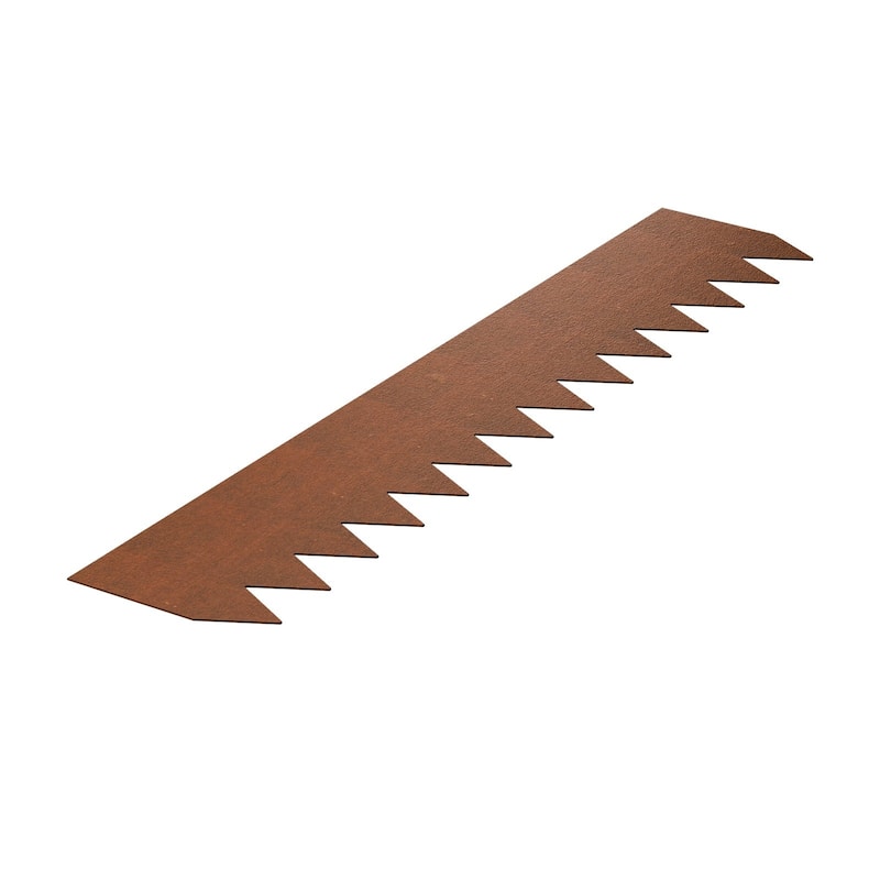 Rust Weathering Steel Landscape Garden Edging, 6 Pcs and Flexible - 40” L x 8” H