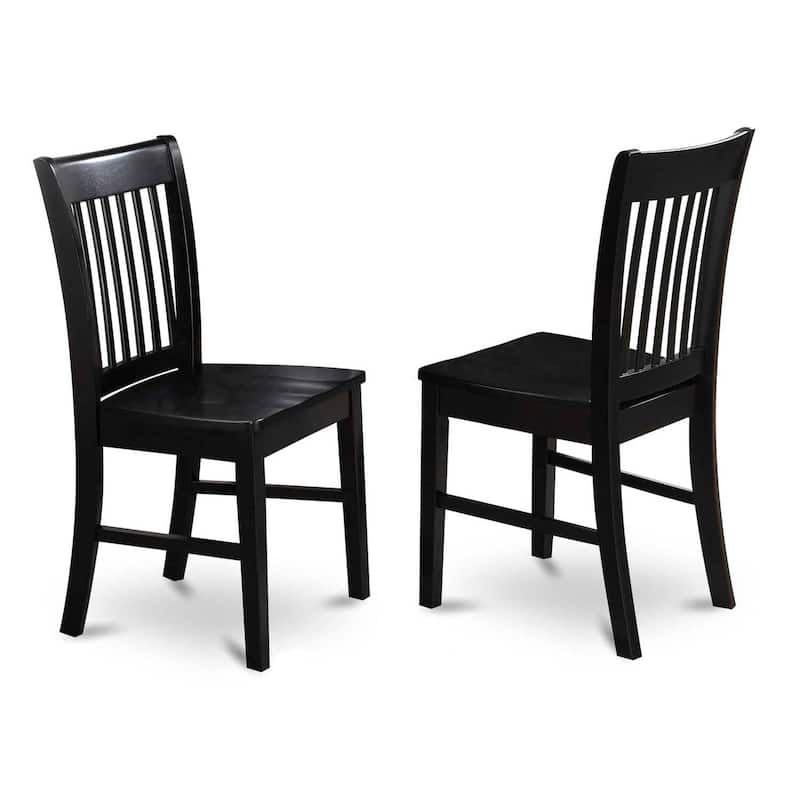 Dining Chair with Oak Finish Wood Seat - Solid Construction and Comfortable Design, 19 x 18 x 35 Inches - 17