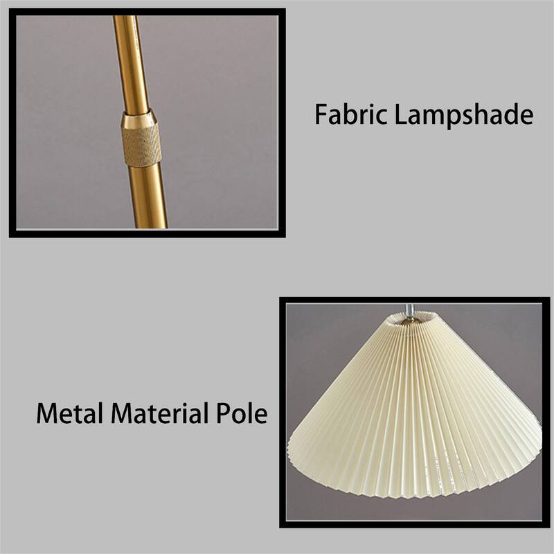 Modern Arched Floor Lamp with Bulbs for Bedroom