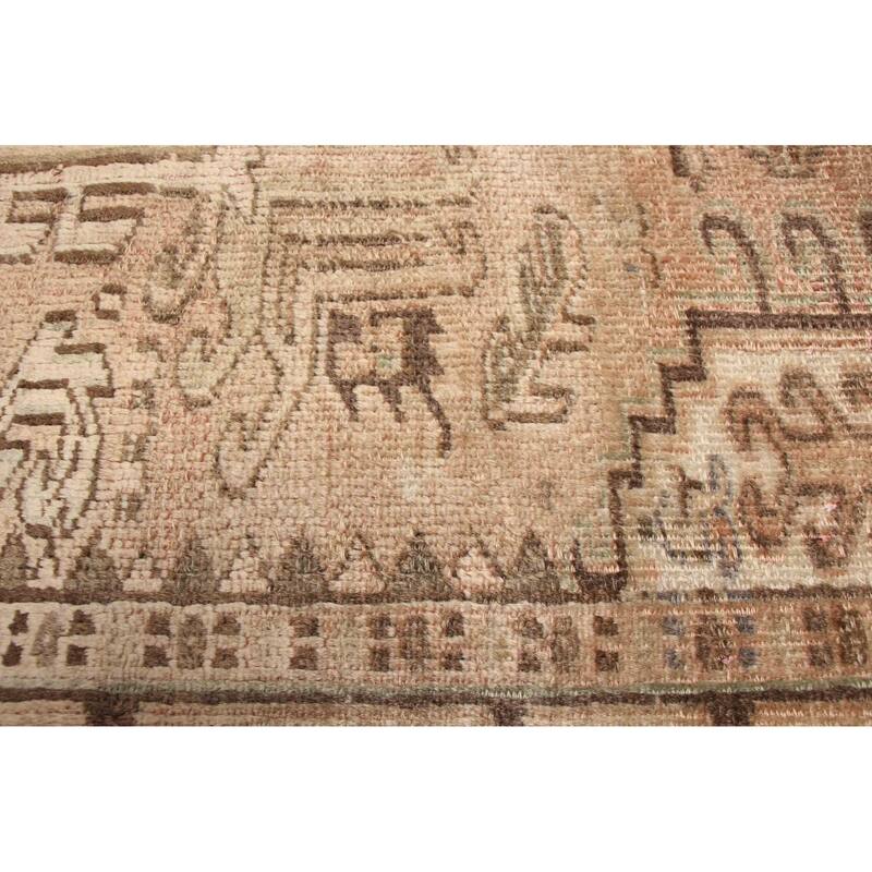 ECARPETGALLERY Hand-knotted Sarabi Beige, Brown Wool Rug - 7'9 x 11'3