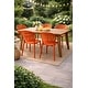 preview thumbnail 8 of 56, Modern Plastic Garden Patio Indoor or Outdoor Dining Stackable Chair UV Protected Armless With Dot Back Surf