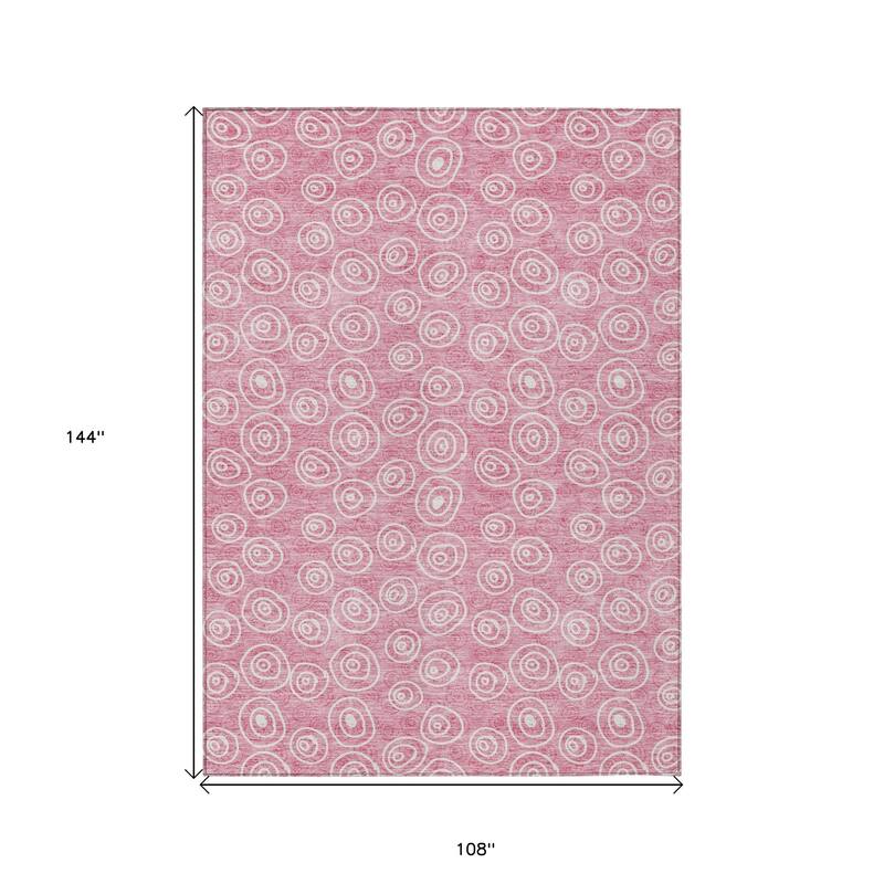 HomeRoots Geometric Transitional Rectangle Outdoor Rug