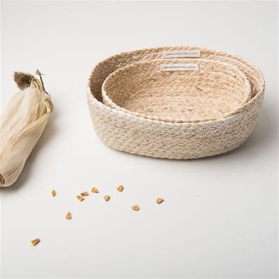 Set of 2 Corn Baskets