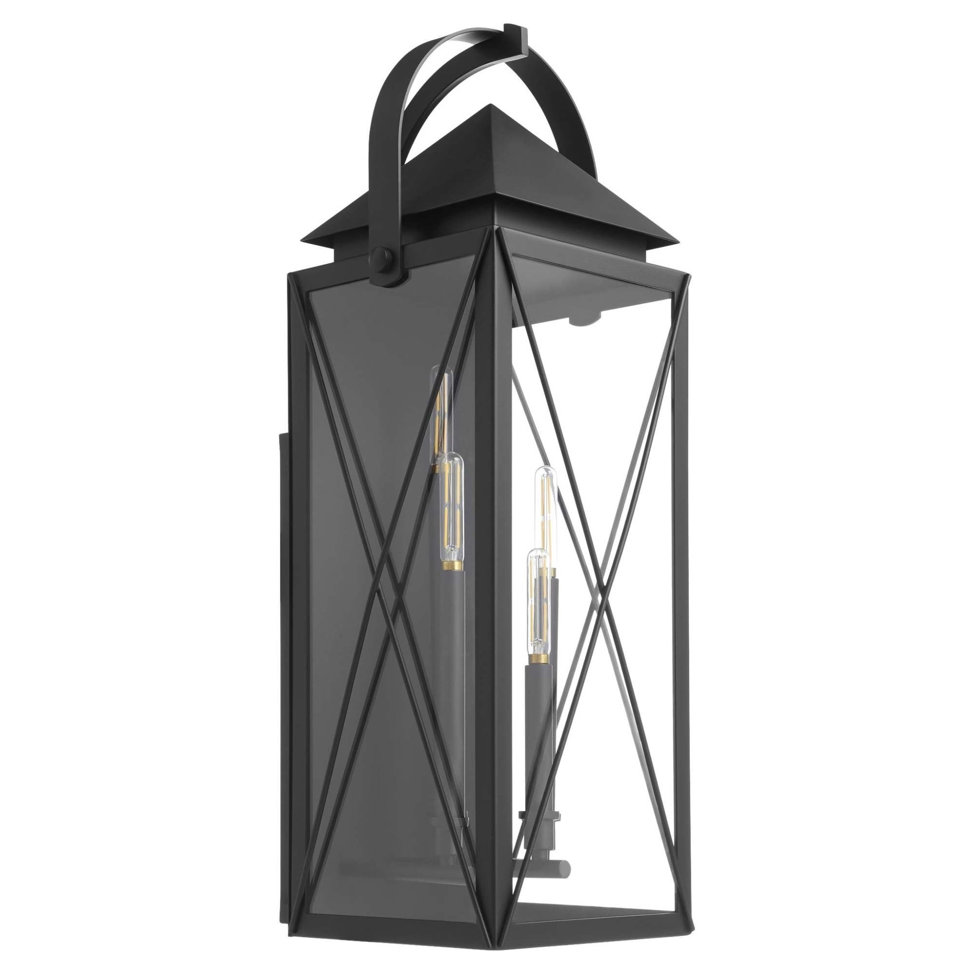 Quorum International 73-30 Weir 3 Light 30" Tall Outdoor Wall Sconce