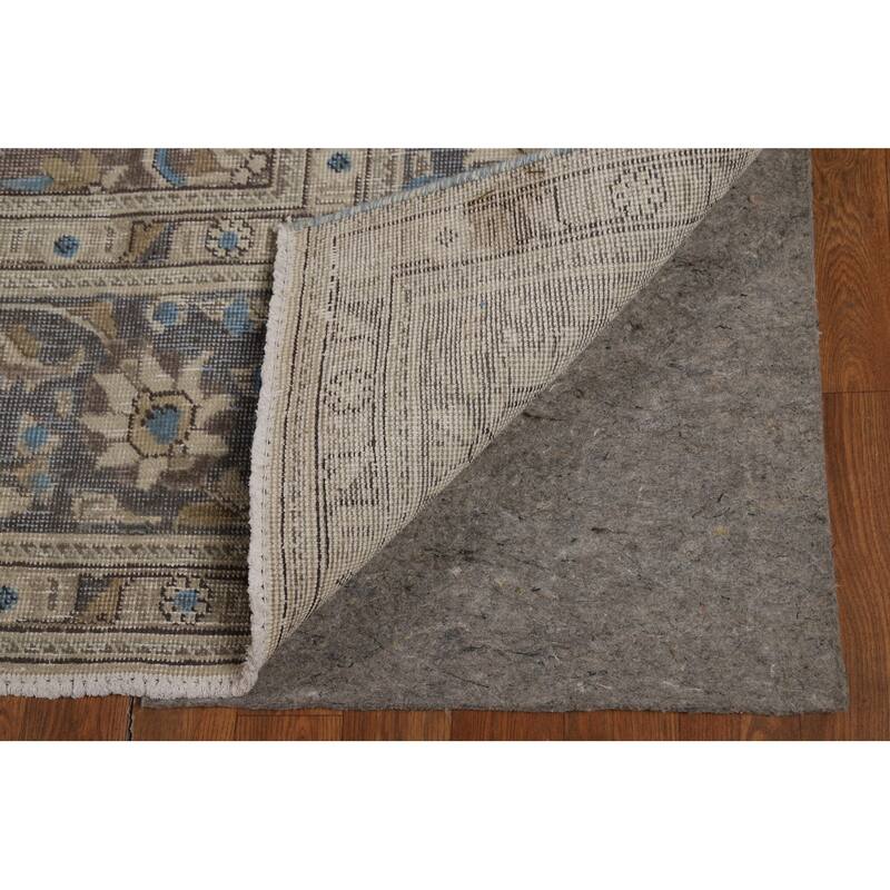 Medallion Tabriz Persian Area Rug Handmade Floral Wool Carpet - 9'5"x 12'10"