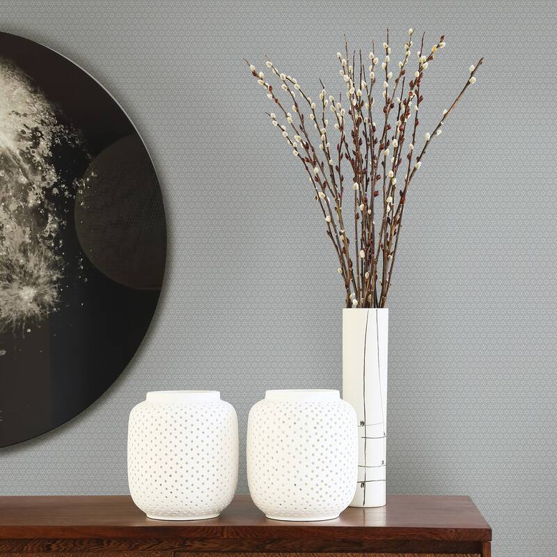 A-Street Prints Starwart Light Blue Miniature Floral Wallpaper