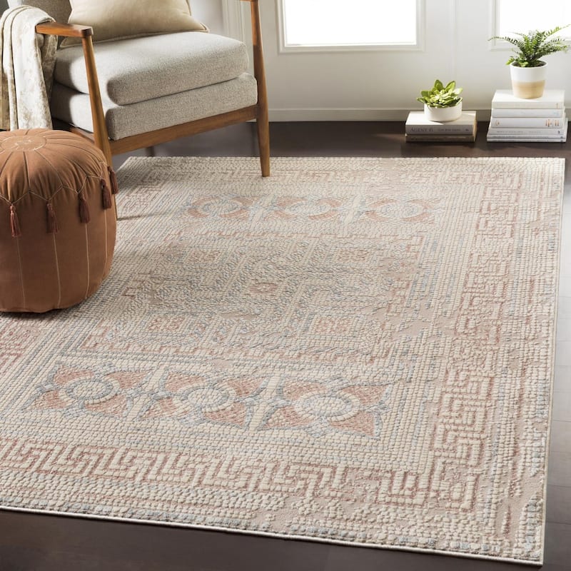 Livabliss Venezia Eclectic Oriental Area Rug - 2' x 2' 11" - Camel