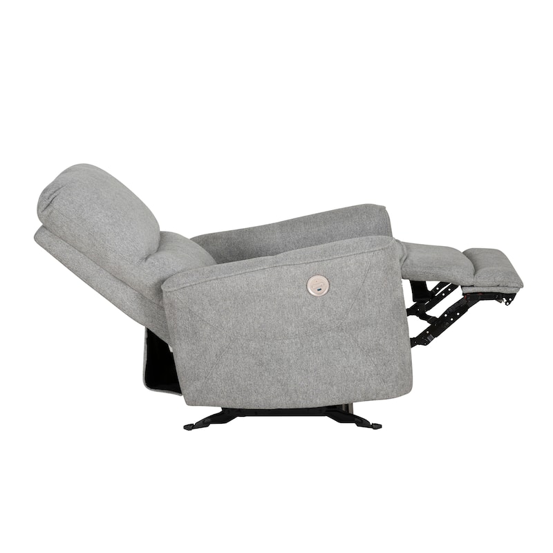 Colton Power Reclining Chair Grey