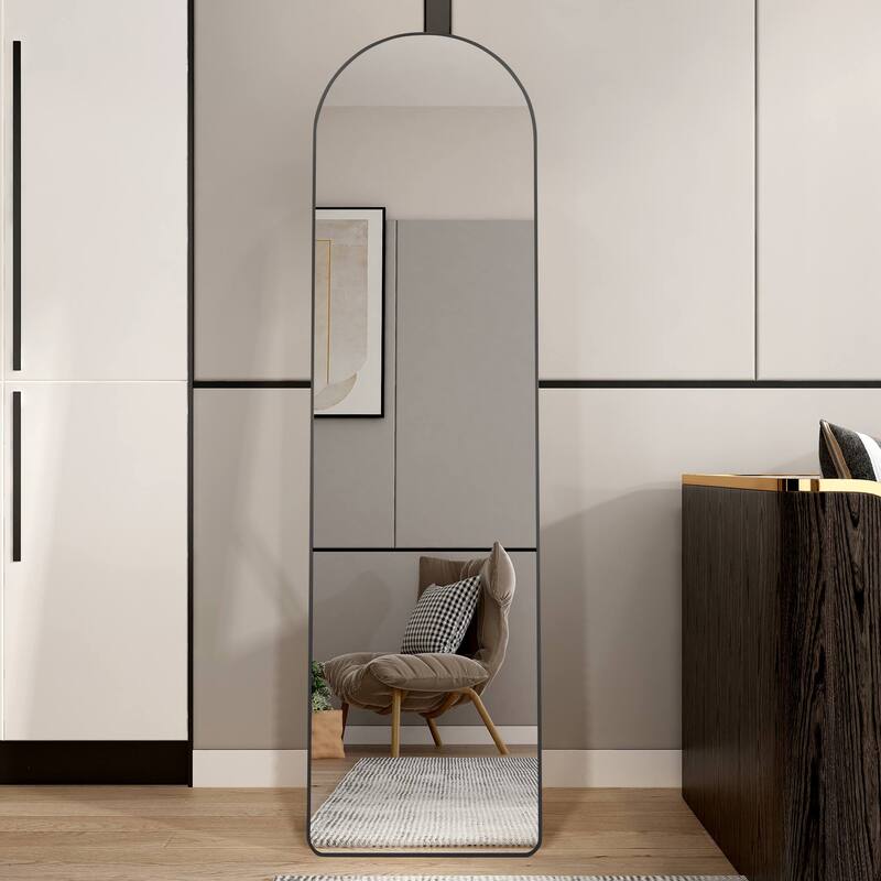 Anmytek Arch Full Length Mirror - 59.8"×16.5" Floor/Wall Mounted