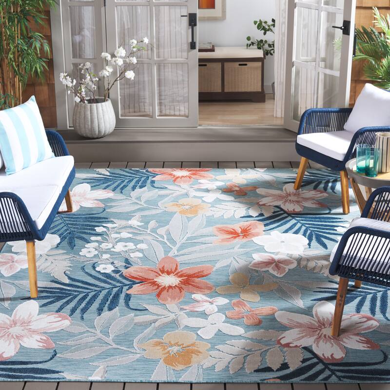 SAFAVIEH Cabana Indoor/ Outdoor Waterproof Transitional Rug