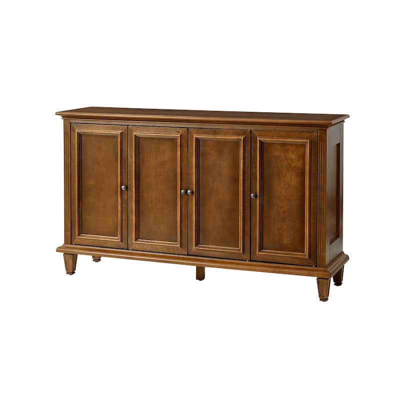 Erwin Traditional 58" Wide Sideboard with Wine Bottle Storage by HULALA HOME