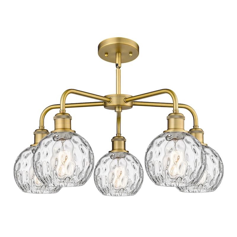 Innovations Lighting 516-5CR-15-24 Athens Water Glass Chandelier