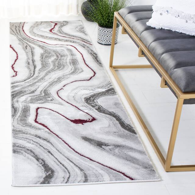 SAFAVIEH Craft Clytie Modern Abstract Marble Pattern Rug