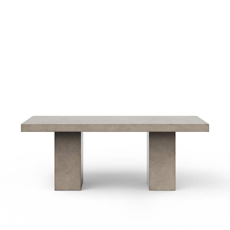 Urbia Elcor Concrete - Dining, Bar, and Counter Table - Counter Height - 95" - Dark Grey