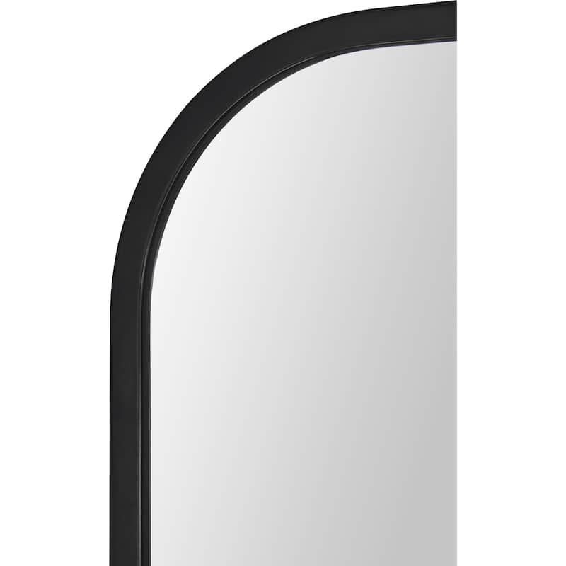 Renwil Jackline Framed Matte Black Mirror - Large