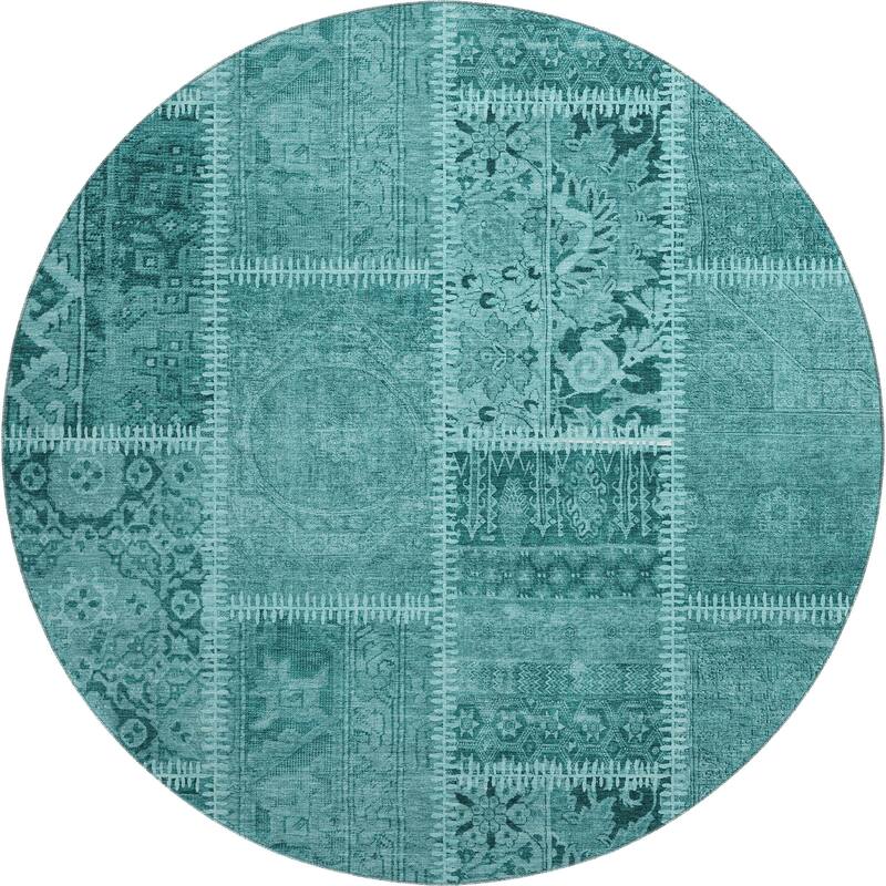 Premium Washable Super Soft Vintage Patchwork Mayfield Rug