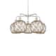 Option Polished Chrome / Clear Glass with Brown Rope