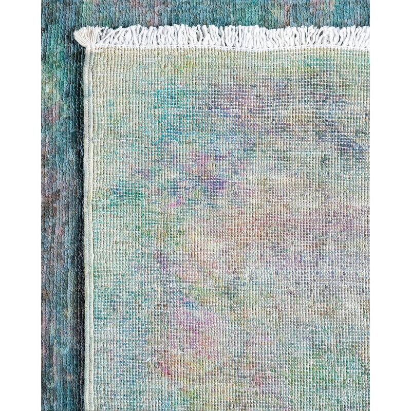 Vibrance, One-of-a-Kind Hand-Knotted Runner Rug - Multi, 3' 1" x 10' 7" - 3' 1" x 10' 7"