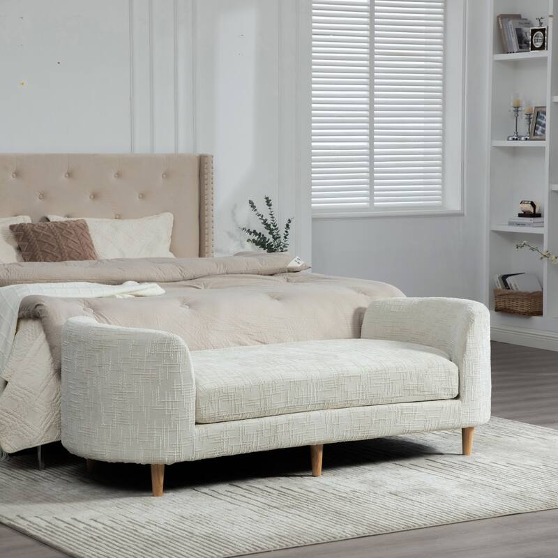 83.1" W Modern Upholstered Lounge Chair,Oversized Sofa Chair with Pillow and Armrests