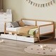 preview thumbnail 2 of 13, Twin Size Solid Wood Daybed, for Limited Space Kids, Teens, Adults
